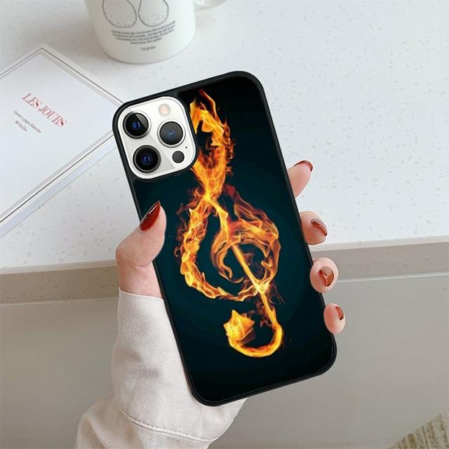 

Чехол для телефона с нотой скрипичного ключа для iPhone 17 Air 13 12 14 15 16 Чехол для Apple Pro Max Plus Coque iPhone 11pro