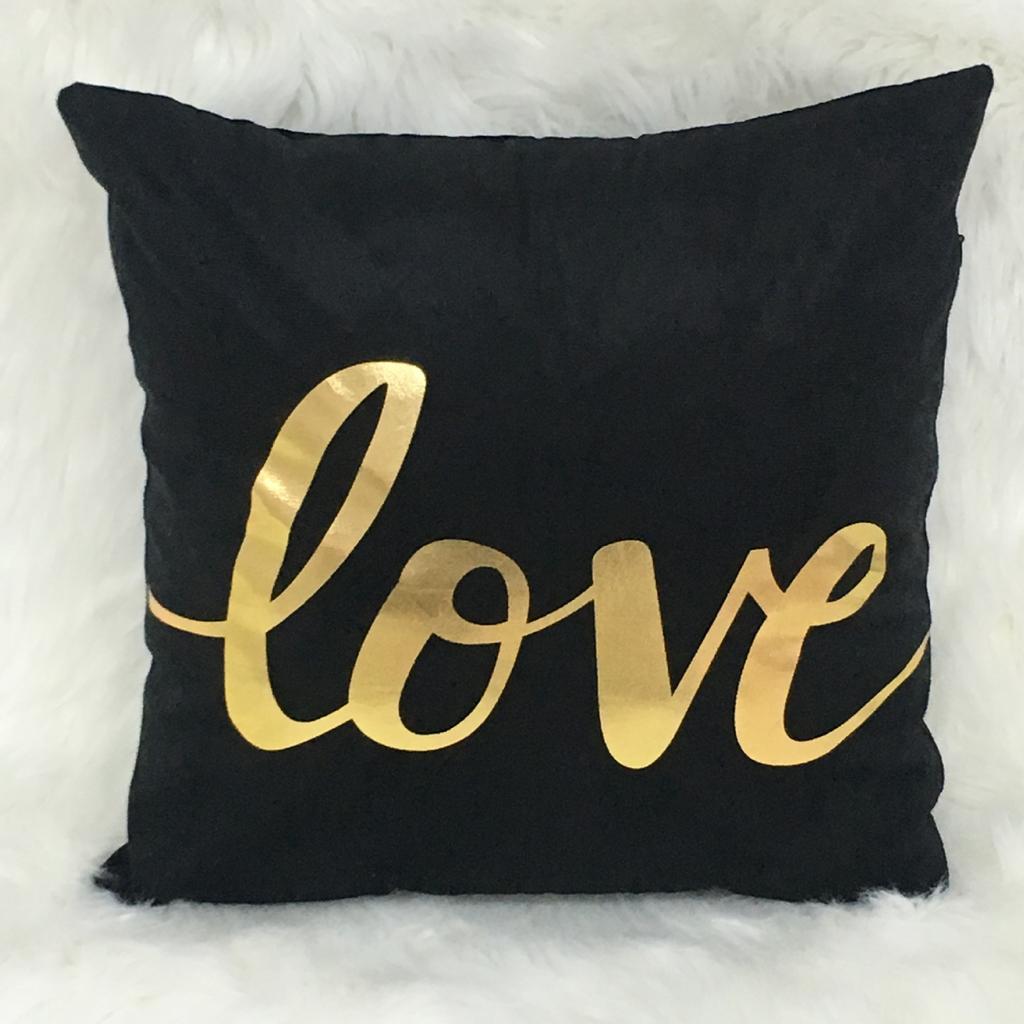 Gold-stitched Pillowcase European Classical Hot Light Luxury Home Super Soft Short Plush Sofa Cushion