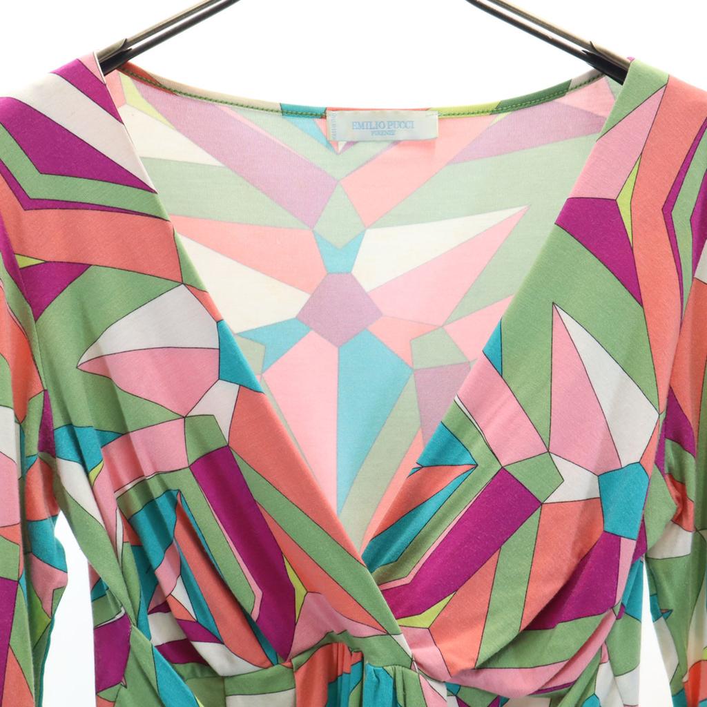 Emilio Pucci Made In Italy Long Sleeve Cut XS Women Used
