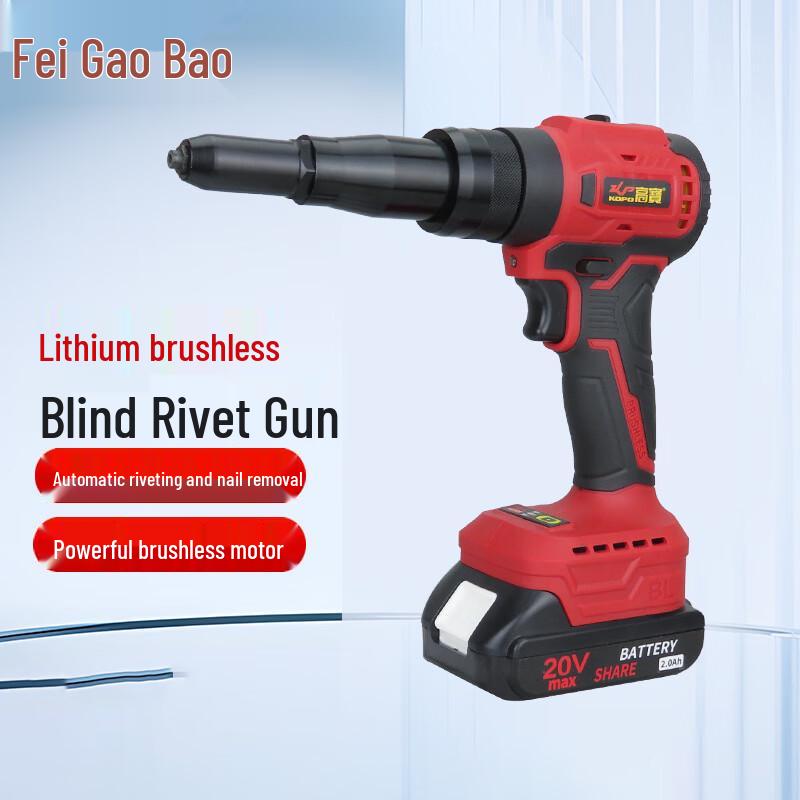 Cordless Brushless Automatic Rivet Gun CN Plug (adapter Included)