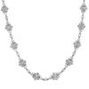 High-End Christmas Snowflake Jewelry Set: Full Diamond Necklace & Clavicle Chain with Niche Design Bracelet for Women