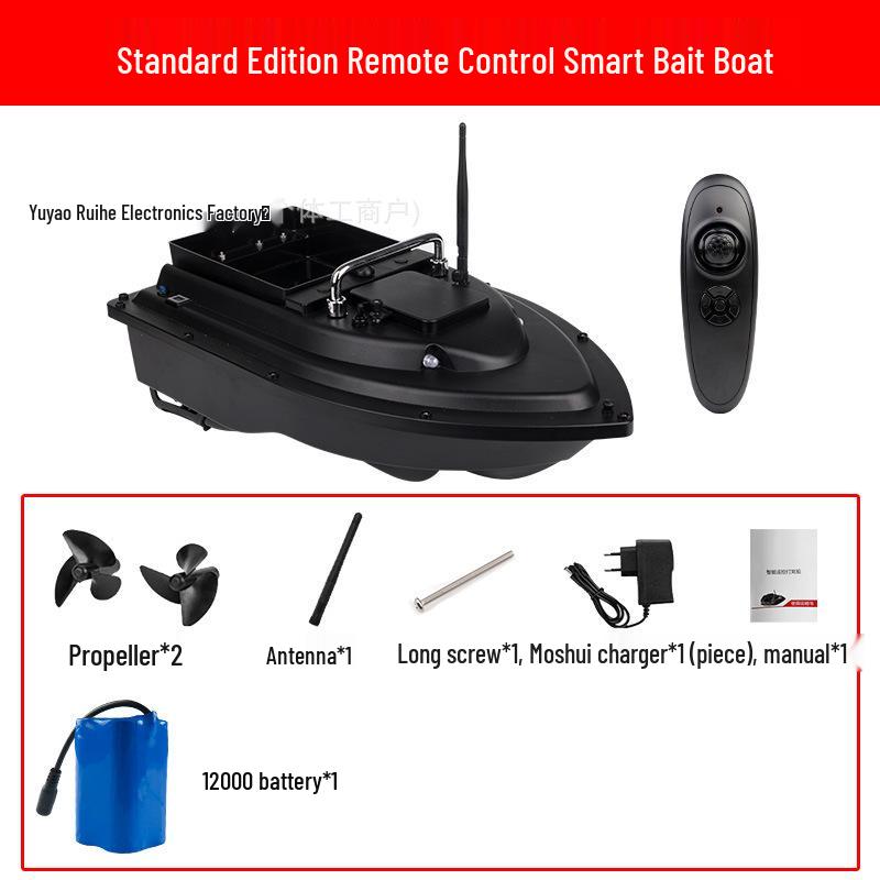 Large Remote Control Bait Boat with GPS & Auto Return for Fast Cruising