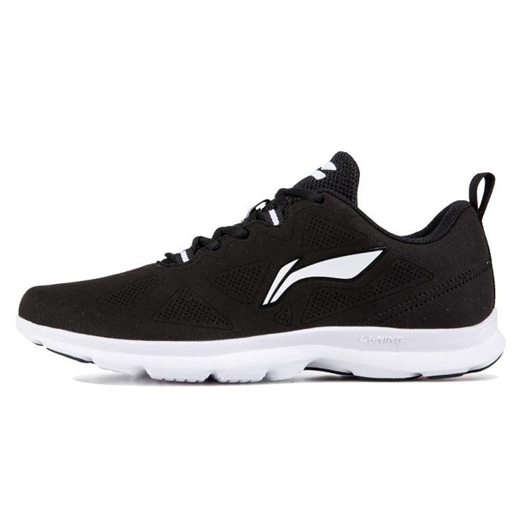 Li-Ning Lightweight Running Shoes Black White Men s ARBN245-5 EU 43⅔