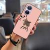 Handytasche Komplettschutz Handyhülle Für Blackview A200 Pro Rückseite Paar Cartoon Wasserdicht Stoßfest Staubdicht TPU