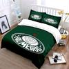 Green Palmeiras logo pattern. Bedding sets Duvet cover sets Duvet covers Pillowcases(1 * Duvet Cover 2 * Pillowcases without duvet insert)
