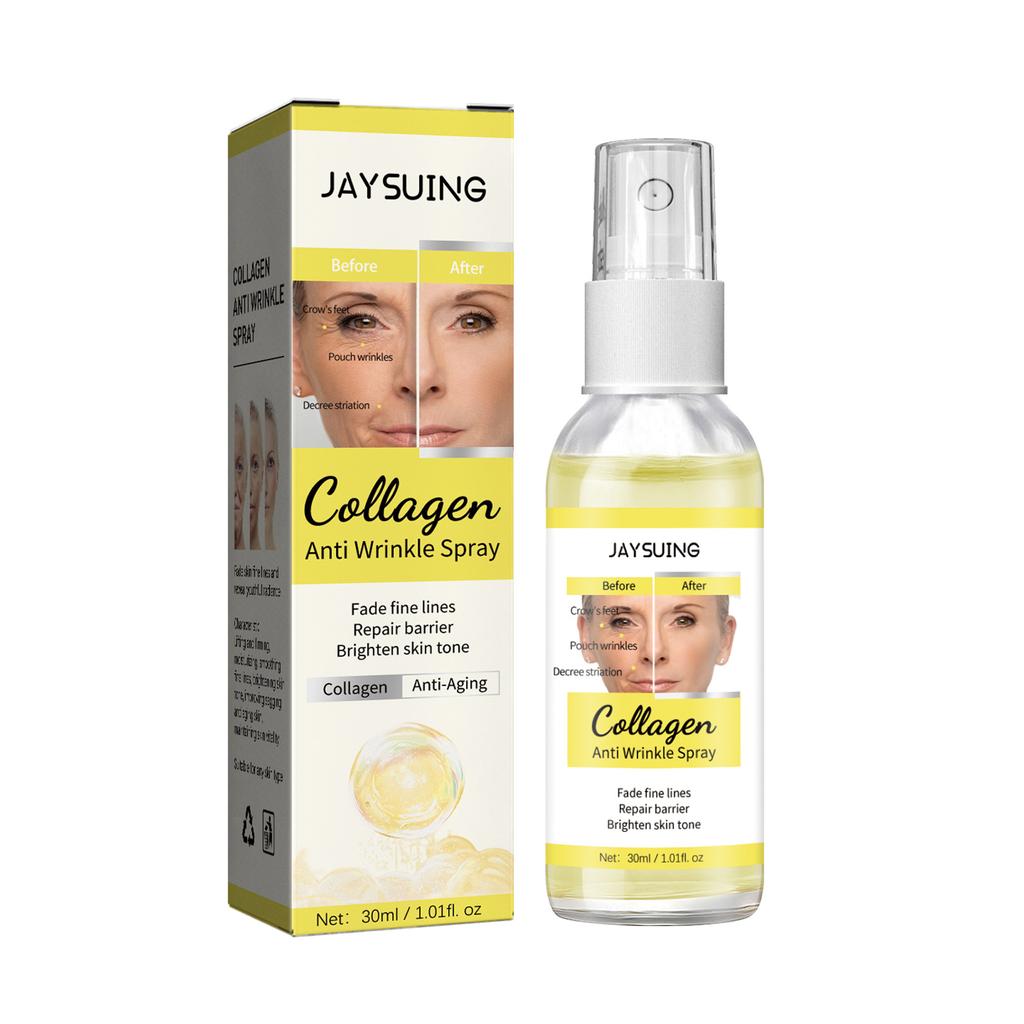 Collagen Anti-Wrinkle Spray Fade Fine Lines Melanin Precipitation Brighten Skin Moisturize Firming