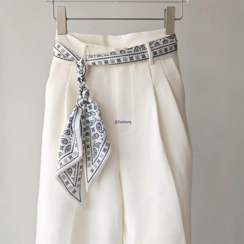 Versatile Silk Scarf/Belt Accessory for Women - 2025 Design, Perfect for Neck or Waist, Trendy with Jeans