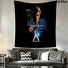Johnny Hallyday Live Concert Poster Tapestry Fashion Print Background Cloth Background Wall Hanging Cloth Background Cloth Work Of Art