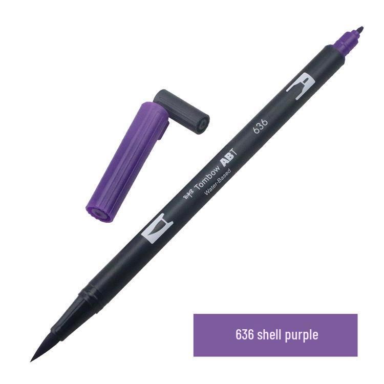 Tombow ABT Warm Color Double-Ended Watercolor Brush Pen for Students