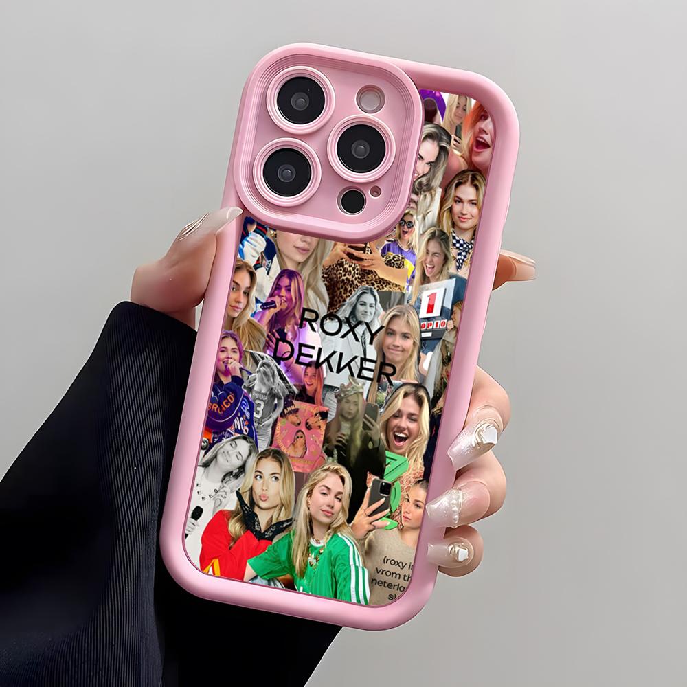 Sängerin Roxy Dekker Handyhülle Für IPhone Air 17 Pro Max 16 E 15 14 Pro Max 13 12 11 Mini Plus Weiches Silikon Rosa Hülle