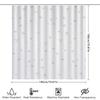 White Heart Shower Curtain Pink Love Print, Bath Decoration, Tub Liner Set For Home Decor (128 Characters)