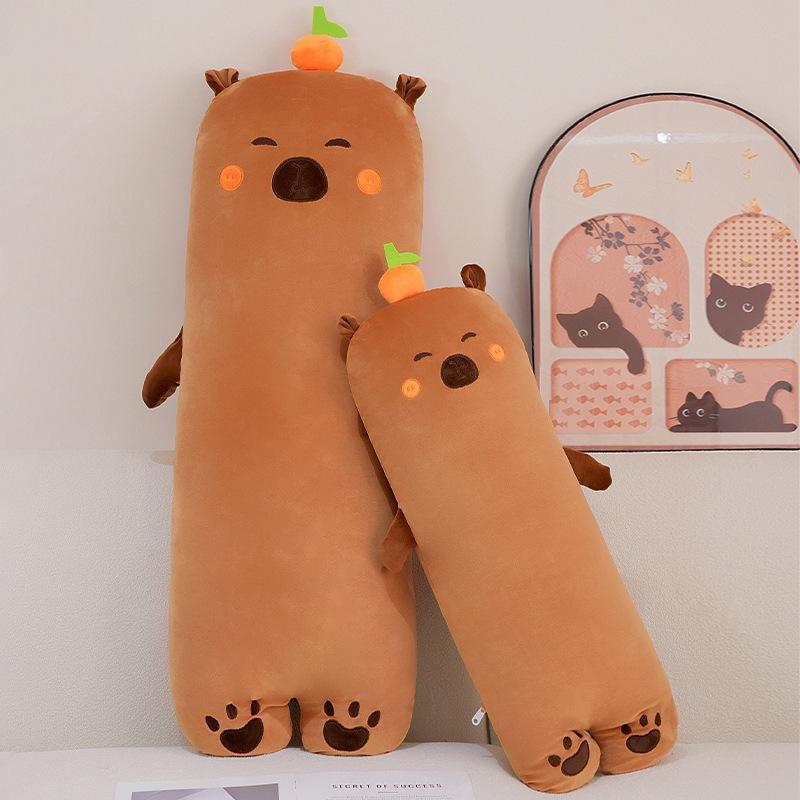 Soft Capybara Throw Pillow Plush Toy Doll Kapibara Doll Home Sofa Pillow Doll