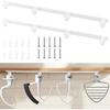 2 Pack Mixer Attachment Holder for Kitchen Aid Stand Mixer Accessories and Attachments, Hanging Hooks Mixer Attachment Organizer Compatible with