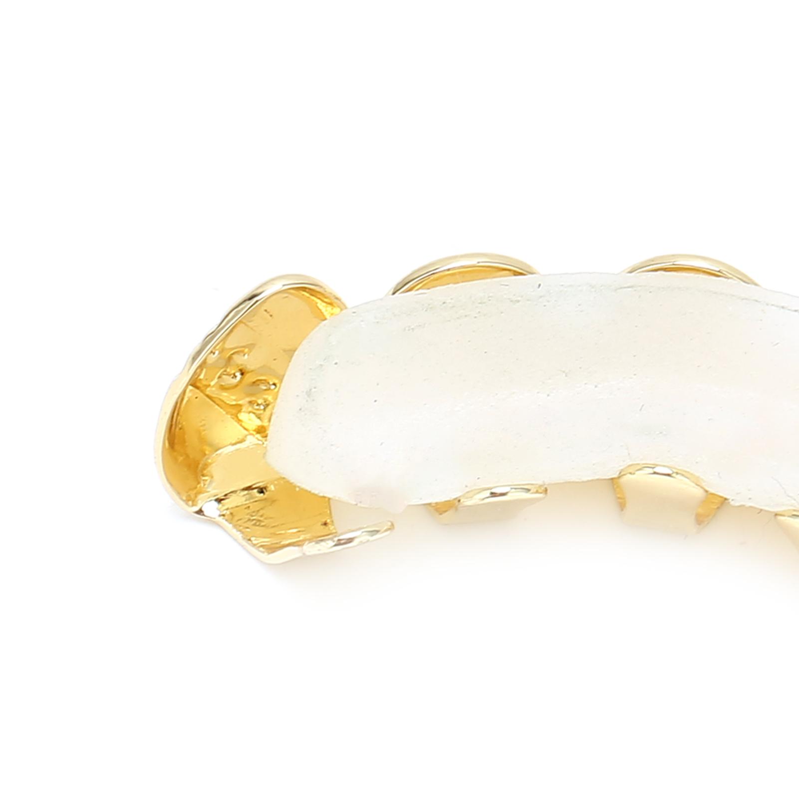 

Plated Teeth Brace Metal Fashionable Teeth Decoration Jewelry for Halloween Party