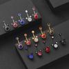 Temperament Jewelry Titanium Steel Mickey Diamond Inlay Navel Nail Belly Rings