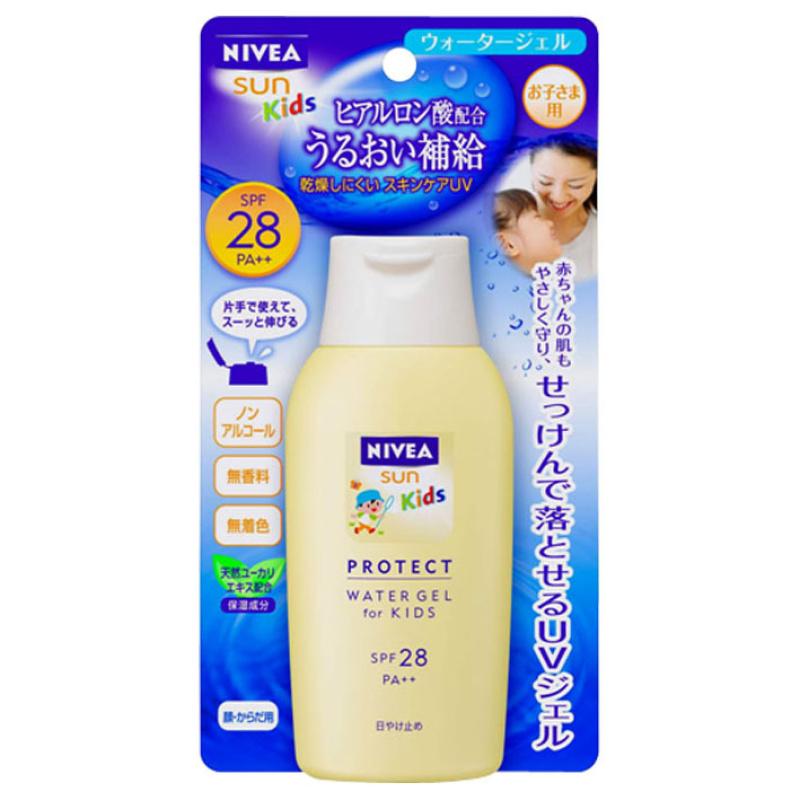 

Nivea UV Protection Water Gel для детей SPF28 PA++ 120 г _Детский солнцезащитный крем