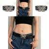 Hollow Metal Sophisticated Butterfly Automatic Belt For Womens Fashionable Look