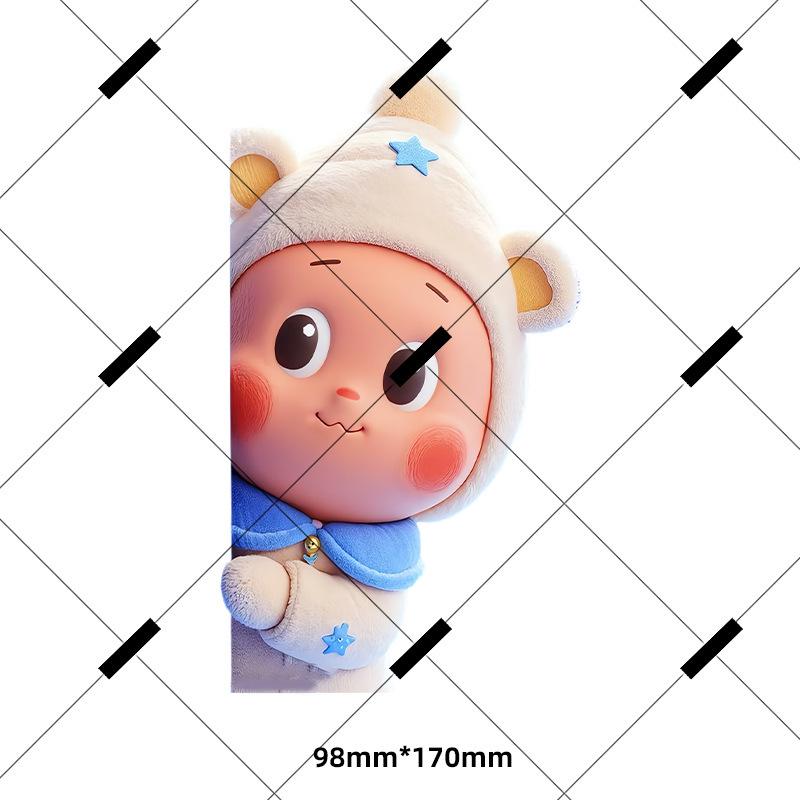Waterproof Star Cartoon Car Decal - Creative Cute Window Sticker