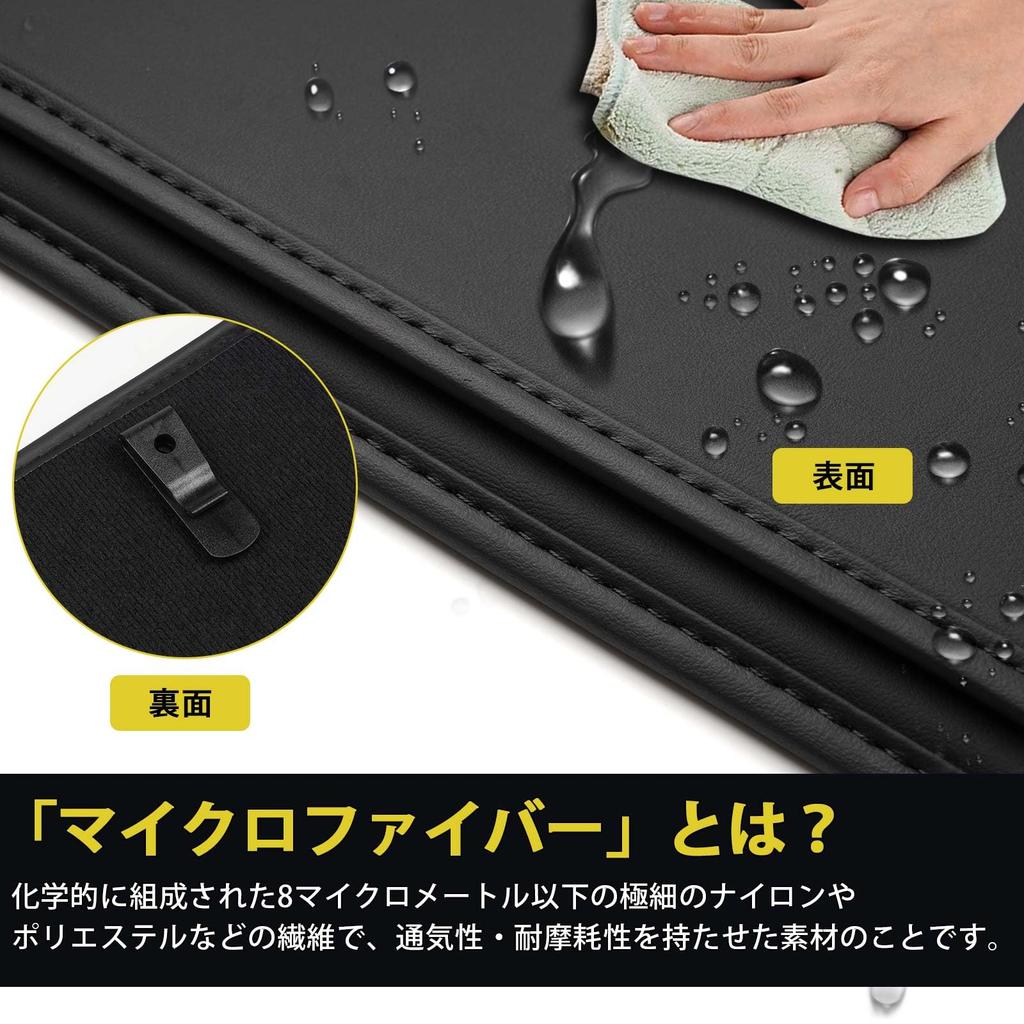 GIMUYA Kick Rear Seat Back and Seat Back Protectors for Honda New Vezel RVs Protective Mat with Storage Stain and Scratch Custom Set of 2 Guards,