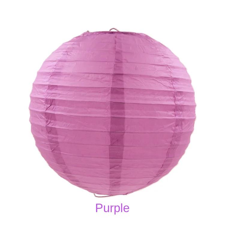 4/6/8/10/12/14/16inch Chinese Paper Ball Lampion Hanging White Wedding Decoration Paper Lanterns Lampshade Birthday Party Decor