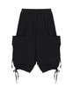 Nigaennikol Bermuda Utility Cargo Pants_Black