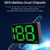 1Pcs Universal Car HUD Head Up Display GPS Digital Speedometer Plug And Play Font KMH/MPH Windshield Projector Auto Accessories