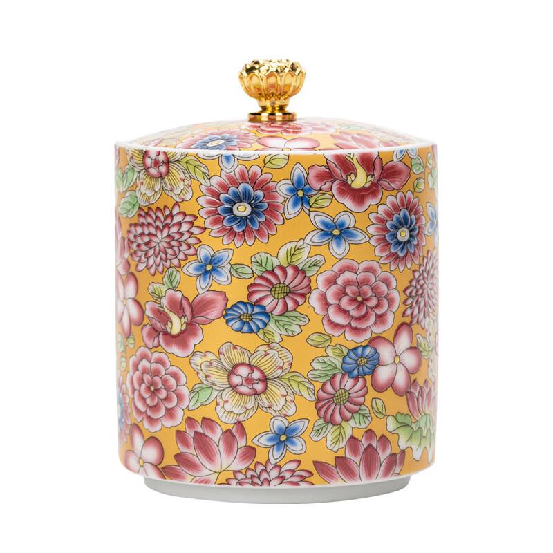 Chaxun Enamel Ceramic Tea Caddy