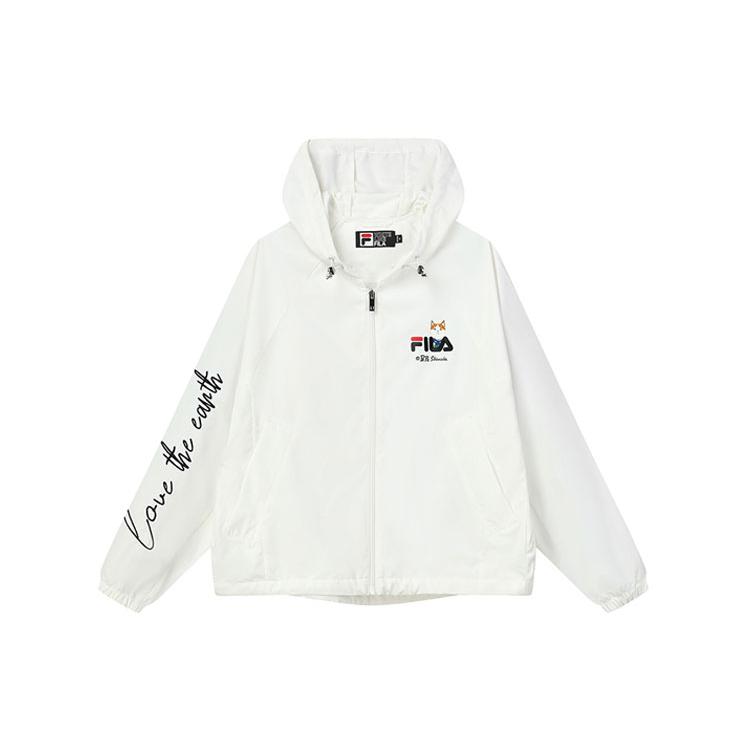 New FILA Jacket Women's Cloud White F11W133798F-WT