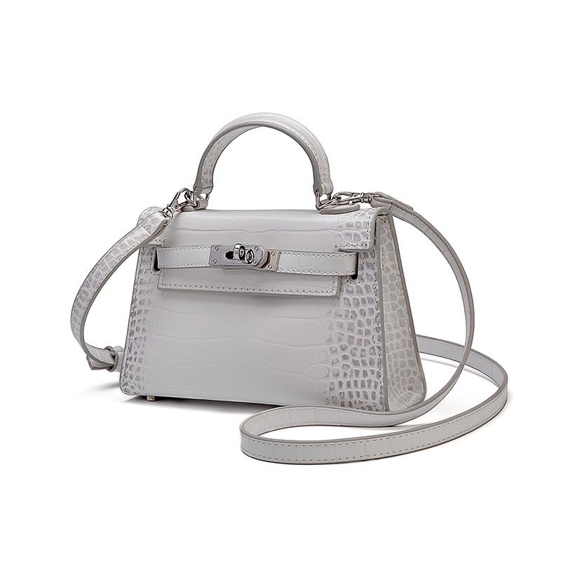 Palm Pattern Pu Bag Women`S Mini