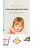 Creative Circle Wooden Puzzle Toy for Ages 3-6: Early Education Building Blocks