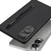 For Samsung Galaxy S25 Edge Case with Stylus Skin Touch PU+TPU+PC Phone Back Cover