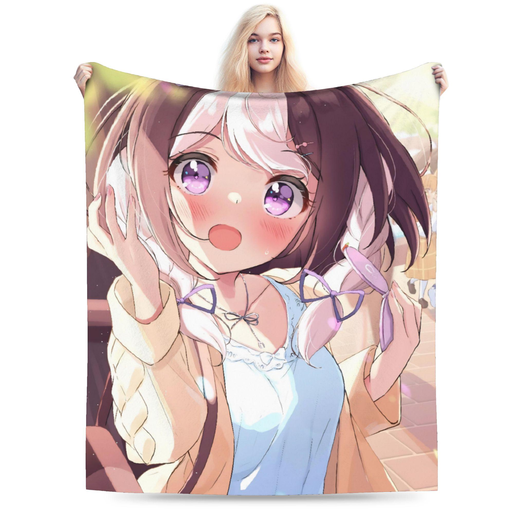 Umamusume Pretty Derby Anime Blankets Flannel  Multifunction Super Soft Throw Blankets for Bed Bedspreads 75cmx90cm