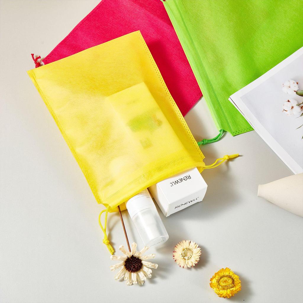 Non-Woven Dustproof Drawstring Bag for Shoes and Toys – Custom Logo Available