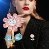 Senior Brooches Flower Leaf Brooch Pins for Women Suit Pendant  Fashion Brooches Jewelry