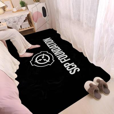 S-SCP Foundation Floor Mat Cheaper Anti-slip Modern Living Room Balcony Printed Bedside Mats