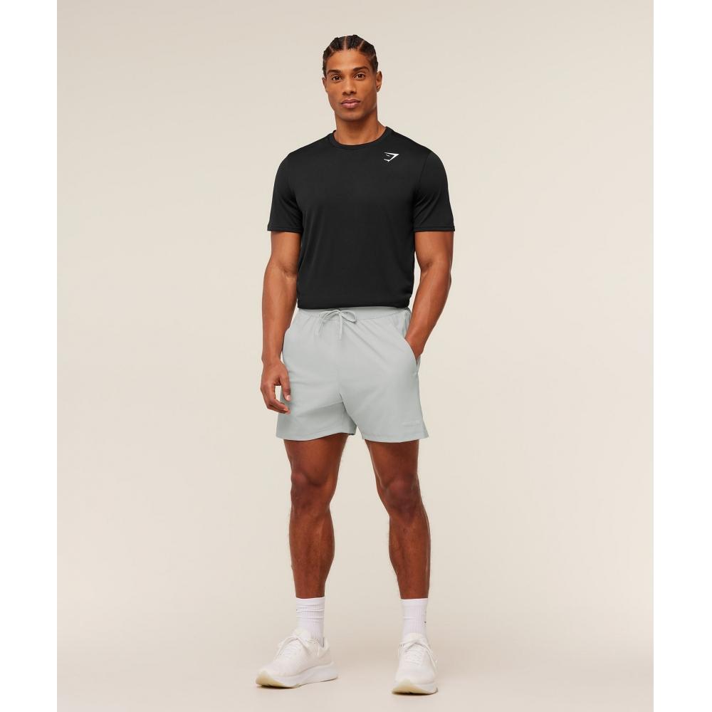 Gymshark Active Rest 6  Shorts Light Grey A3b9r Gb7k