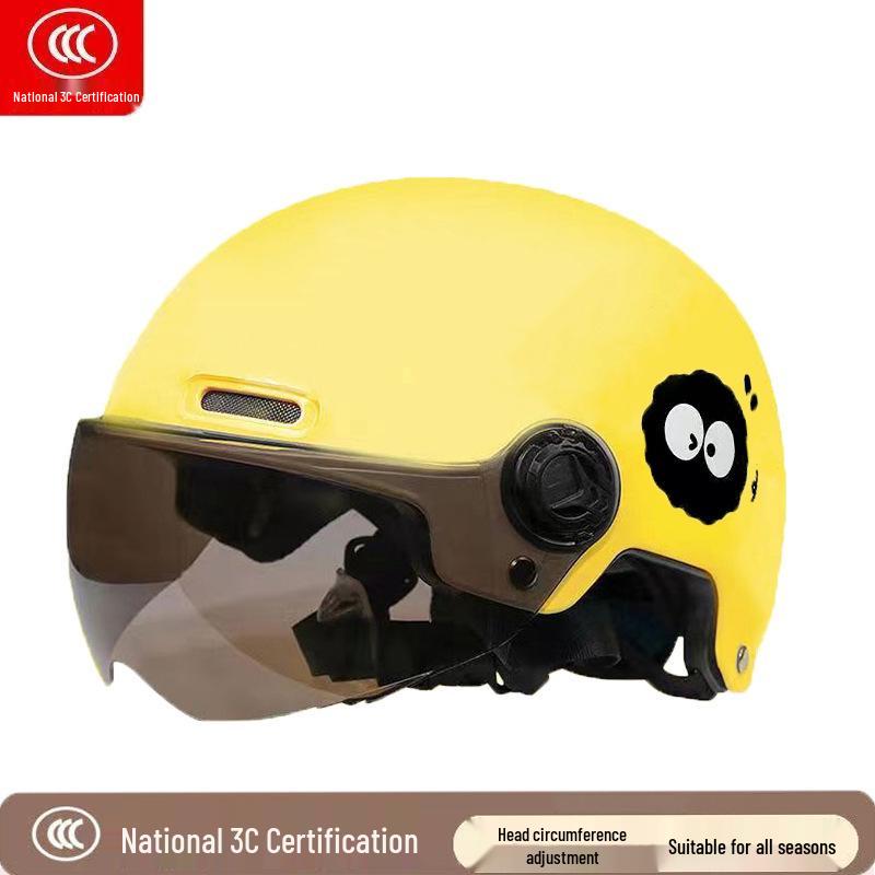 Children s Electric Motorcycle Safety Helmet – Unisex, All Seasons, Sun Protection