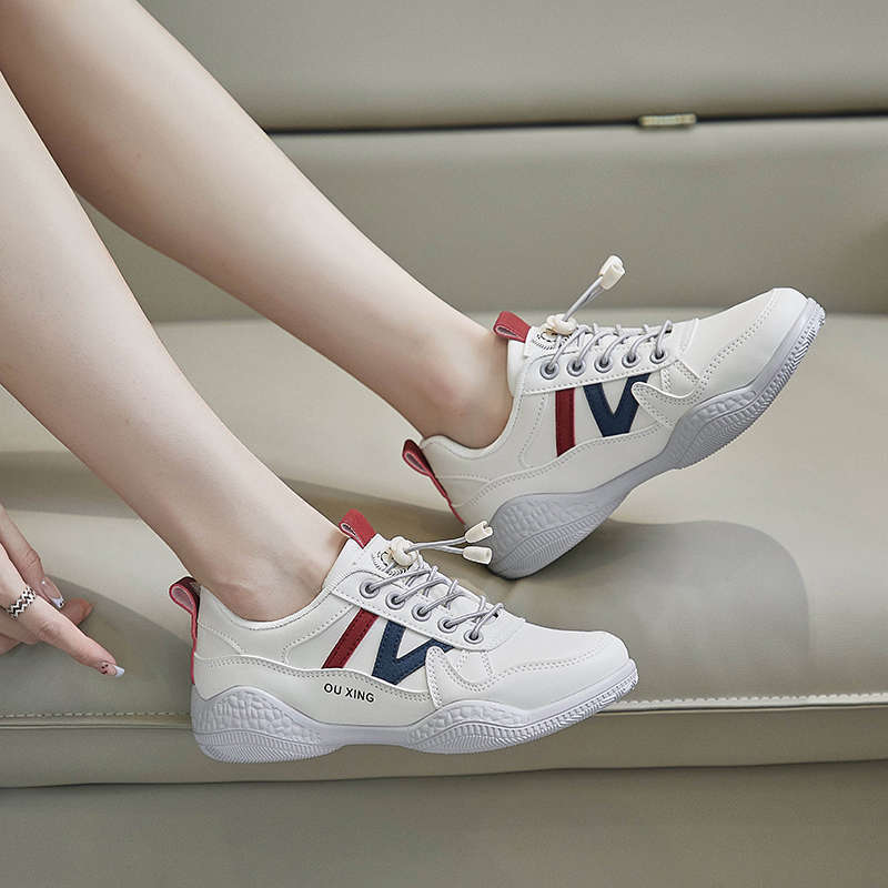 Versatile Student Strap-free Casual Sports Shoes Women's Spring New Women's Shoes Soft Sole Shock Absorption