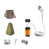 Outdoor Shower Head Sprayer Pump for Car Washing Camping Hiking Travel, USB Rechargeable Portable Camping Shower Pump