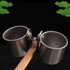 2in1 Bird Food Container Stainless Steel Parrot Water Feeding Bowl  Bird Feeding Tool