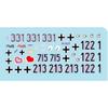 Star Decals 1/35 WW2 German Hermann Goring Division in Italy Panzer III IV Marder II Plastic Model Decals SD35-3037