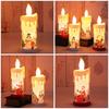 Ornaments for Home LED Simulation Flame Candle New Year Christmas Decoration Home Decor Xmas KTY