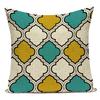 Retro Geometry Stripes Polyester Cushion Cover Throw Pillow Case For Car Sofa Bed Home Decor Textile Printed Pillow Accessory