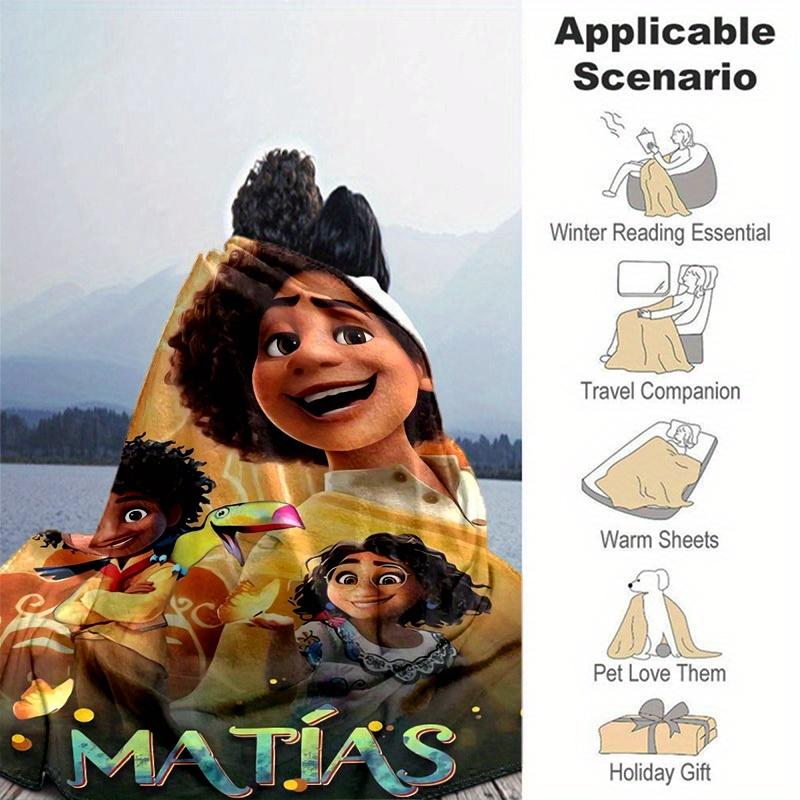 1pc, Matías Adventure Blanket Cozy Throw for Home Decor, Couch Cover, Outdoor Use, Travel, Camping