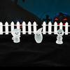 Halloween Glow in Dark Figurines Luminous Ghost Mini Resin Ornament DIY Micro Landscape Cute Cartoon Statue Desktop Decor Party