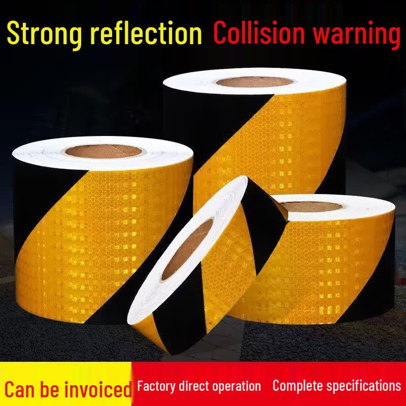 Xingji Zhou Class 4 Yellow-Black Diagonal Reflective Film 120cm