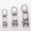 M15/20/25 Fixed Pulley 304 Stainless Steel Traction Wheel Load-Bearing Pulley Block Tool  Crane