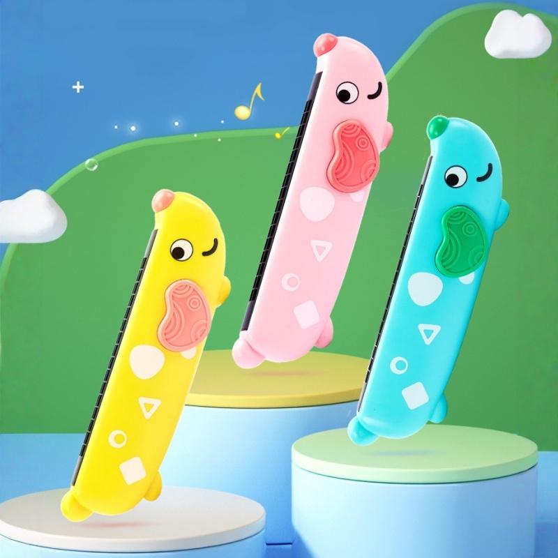 Cute Harmonica Cartoon Puppy Early Education Baby Educational Wind Instrument Creative Playing Music Toy Boy Girl Birthday Gift