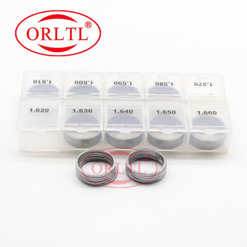 50pcs Adjusting Shim B27 Common Rail Injector Adjustment Shim B27 Gasket Washer Size: 1.57-1.66mm for  Injectors