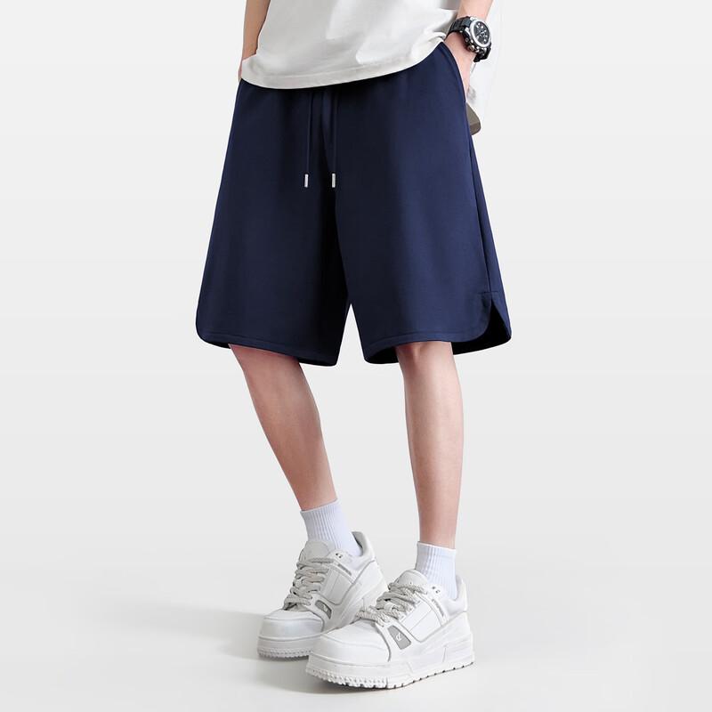 MINISO Men's Heavyweight Knit Summer Casual Shorts
